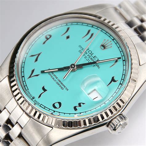 arabic numeral watch rolex|rolex tiffany arabic dial.